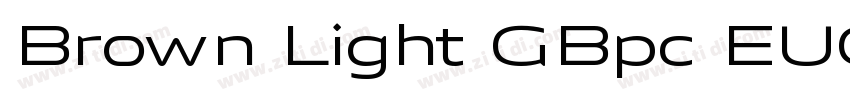Brown Light GBpc EUC字体转换 Brown Light GBpc EUC字体转换